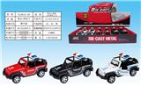 OBL932714 - 牧马人敞蓬合金警车1:32