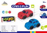 OBL933074 - 2只装惯性卡通车-带灯光声音（AG13*3颗包电）