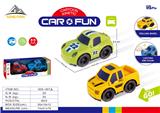 OBL933083 - 2只装惯性卡通车-带灯光声音（AG13*3颗包电）