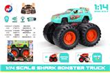 OBL935522 - 1:14比例鲨鱼怪物卡车（带灯光音乐）