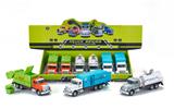 OBL935979 - 1:24 美式混色回力合金城市车，6只/展示盒