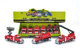 OBL935981 - 1:24 美式回力合金消防车，6只/展示盒