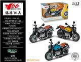 OBL936355 - 1:12 合金回力拿铁摩托车3色混装