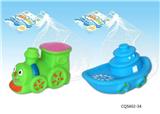 OBL936713 - 搪胶火车头/船 (带B响)