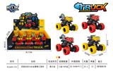 OBL939967 - 四驱动回力合金攀爬工程车（8只装）