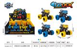 OBL939968 - 四驱动回力合金攀爬工程车（8只装）