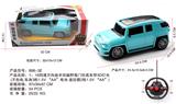 OBL941112 - 1：16四通方向盘丰田越野高门仿真车带3D灯光(不包电)