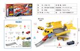 OBL941328 - 滑行收纳飞机套装（3只滑行合金汽车总动员+1AB飞机+1地图）