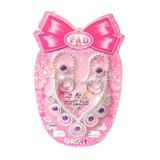 OBL943366 - 五钻项链+大耳环+小项链