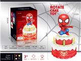 OBL943745 - 电动万向旋转蛋糕蜘蛛侠(带灯光和音乐)
