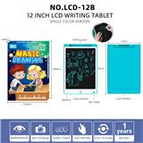 OBL944098 - 蓝色12英寸单色屏LCD写字板画板带屏幕锁