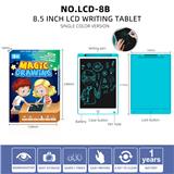 OBL944102 - 蓝色8.5英寸单色屏LCD写字板画板带屏幕锁