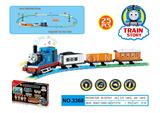 OBL945377 - 电动音乐冒烟荧光轨道火车