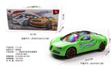 OBL945779 - 1:18电动万向布加迪赛车+3D灯光音乐