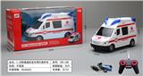 OBL946063 - 1:18四通遥控音乐救护车(不包电)