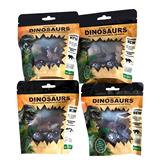 OBL947317 - PVC环保回力恐龙车（4款混装）