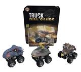 OBL947326 - PVC环保回力恐龙车（4款混装）