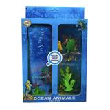 OBL947375 - 海洋动物（10只装）带地图