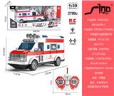 OBL951320 - 1:30四通灯光遥控救护车