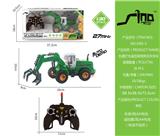 OBL951513 - 1:30五通灯光遥控高臂抓夹农夫车