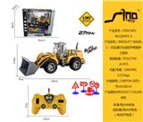 OBL951610 - 1:30五通灯光遥控平臂推铲工程车