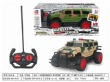 OBL952538 - 1:18四通仿真遥控车 悍马军警车 不带电