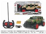OBL952567 - 1:18四通仿真遥控车 悍马军车  带电
