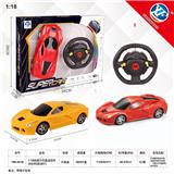 OBL954851 - 1:18四通方向盘遥控车
法拉利（前进灯）