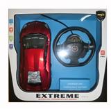 OBL955015 - 1：12方向盘四通动感遥控车带灯（包充电）