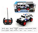 OBL955613 - 1：18悍马警车四通越野遥
控车模不包电(GCC)