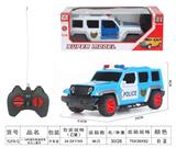 OBL955629 - 1：8牧马人四通遥控警车