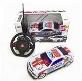 OBL955809 - 1:18四通3D灯光软壳方向盘保时捷赛车