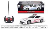 OBL955850 - 仿真四通警车（法拉利，带前进灯）1:20
