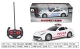 OBL955866 - 仿真四通警车（法拉利，带前进灯）1:20