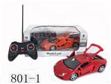 OBL956251 - 1:18 5通仿真一键开门兰博基尼遥控车带灯光