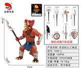 OBL957035 - 搪胶恐龙战士三角龙（随机1武器）