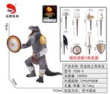 OBL957036 - 搪胶恐龙战士高背龙（随机1武器）