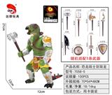 OBL957037 - 搪胶恐龙战士剑背龙（随机1武器）