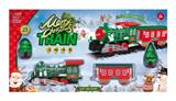 OBL957096 - 电动灯光音乐圣诞轨道火车