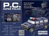 OBL957846 - 电动灯光变形悍马警车