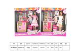 OBL959117 - 芭比厨房餐具小孩套装