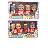 OBL960200 - 6寸开窗盒实身会流眼泪水果哭泣娃娃（4只装）