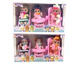 OBL960204 - 6寸开窗盒实身会流眼泪第二代哭泣娃娃（3只装）