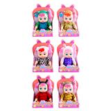 OBL960846 - 12寸哭泣娃娃带4声音乐流眼泪功能6款混装