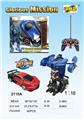 OBL961251 - 6通一键变形车（布加迪）红/蓝2色