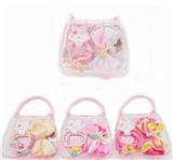 OBL962099 - 手提包饰品套装 （手链+大发夹）