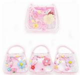 OBL962105 - 手提包饰品套装 （项链+手链+发夹+戒指）