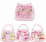 OBL962123 - 手提包饰品套装 （项链+手链+一对发夹）