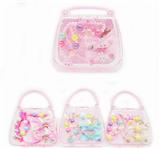 OBL962130 - 手提包饰品套装 （项链+手链+一对发夹）