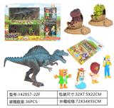 OBL962204 - 侏罗纪世界3：统治-精品版喷漆仿真恐龙套装开窗盒